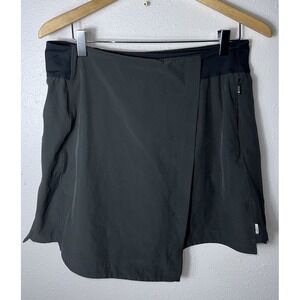 REI Co-op Skort Medium Screenline Hiking Skirt Outdoor Golf UPF 50+ Black‎